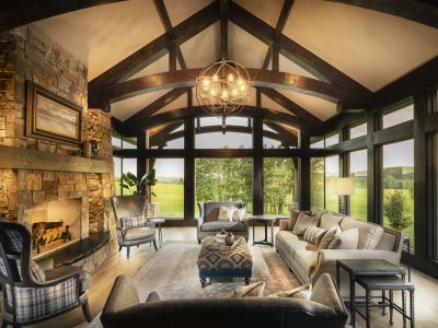 Modern Timber Frame Resort