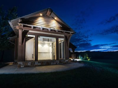 Modern Timber Frame Resort
