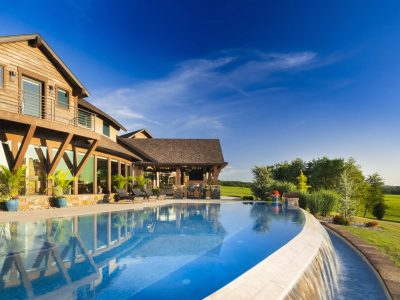 Modern Timber Frame Resort