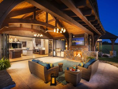 Modern Timber Frame Resort