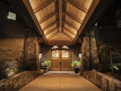 Modern Timber Frame Resort