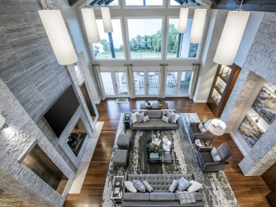 Traditional Contemporary New Home Construction